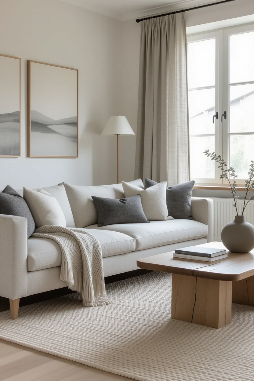 organic modern living room, organic luxury living room, modern barn-style living room, modern farmhouse living, living room modern cottage