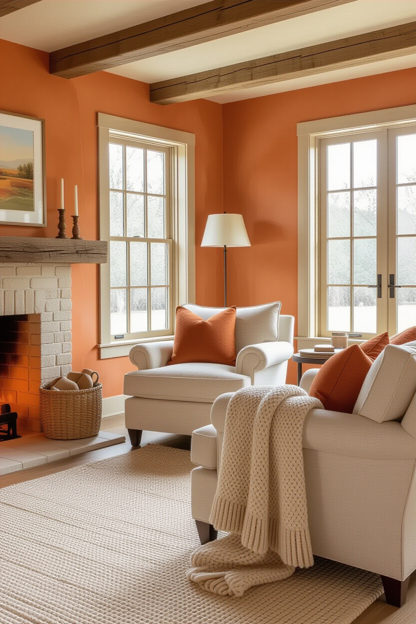 fall living room, cozy living room with carpet, simple living room with plants, cozy living room with white walls, 3 piece couch set living rooms