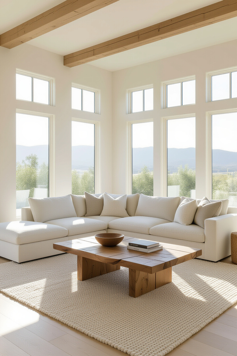 organic modern living room, modern rustic living room, living room organic modern, organic modern living room small spaces, modern rustic living room with natural light
