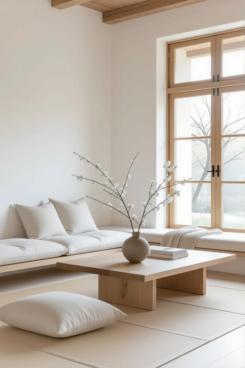 japandi design, japandi house, japandi aesthetic, apartment japandi design, japandi interiors color