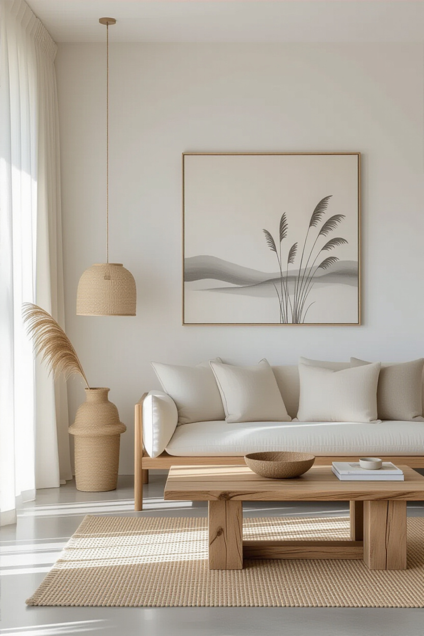 japandi house, japandi living, japandi design bedroom, japandi decor, japandi interiors colorful