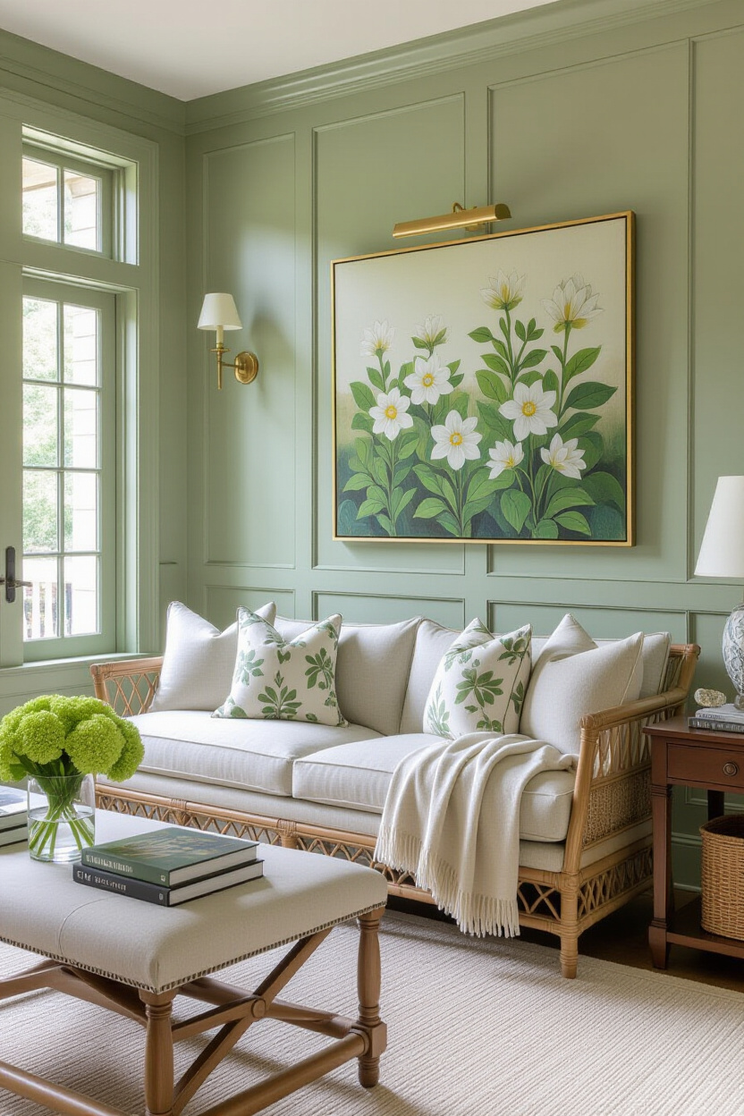 Bedroom Inspirations Master Sage Green Colour