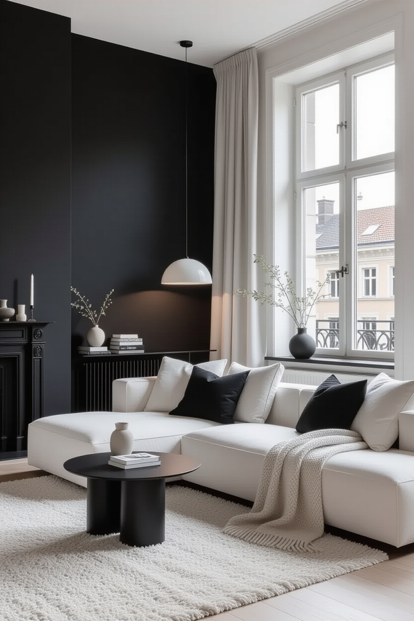 Black Accent Walls