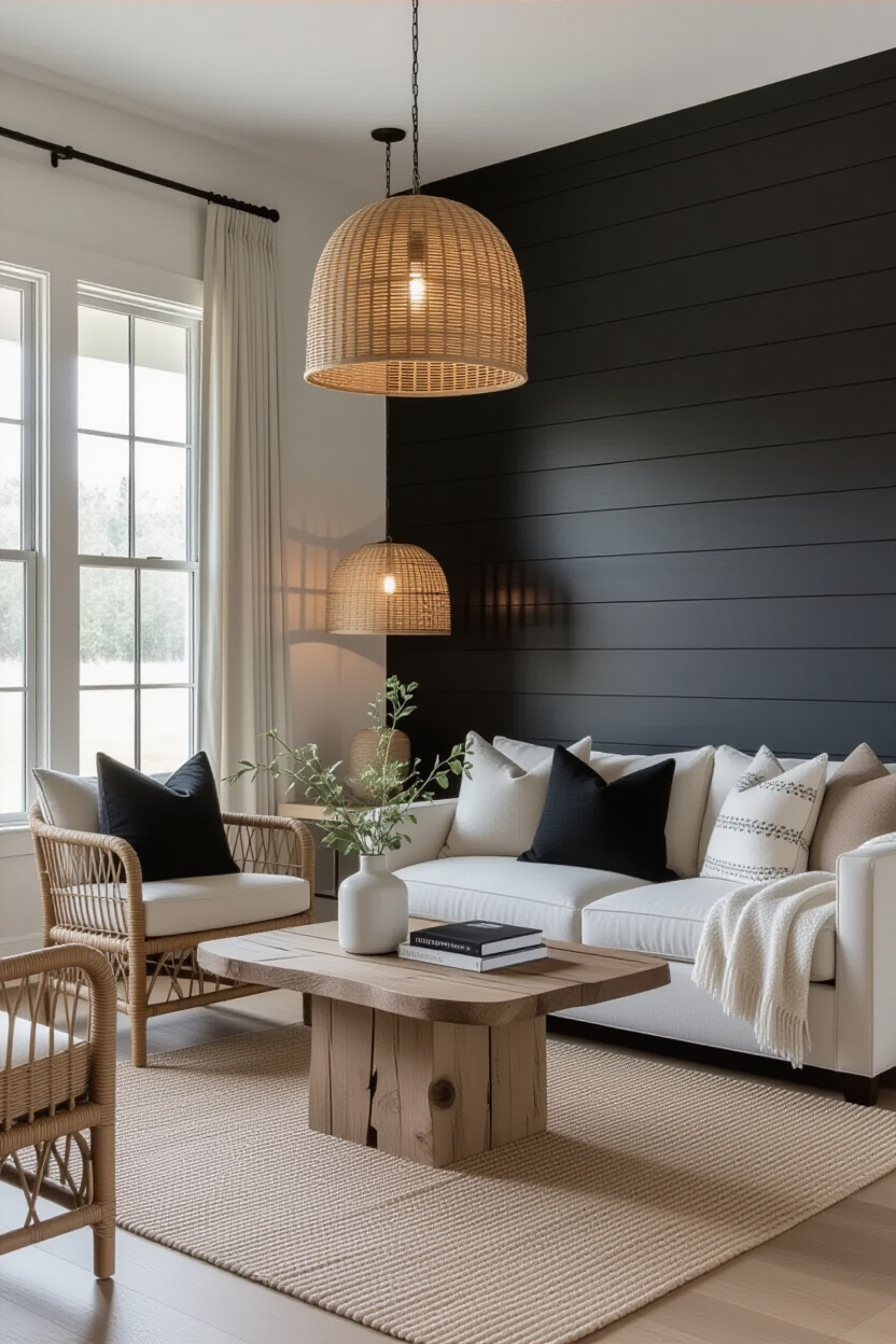 Black Accent Walls