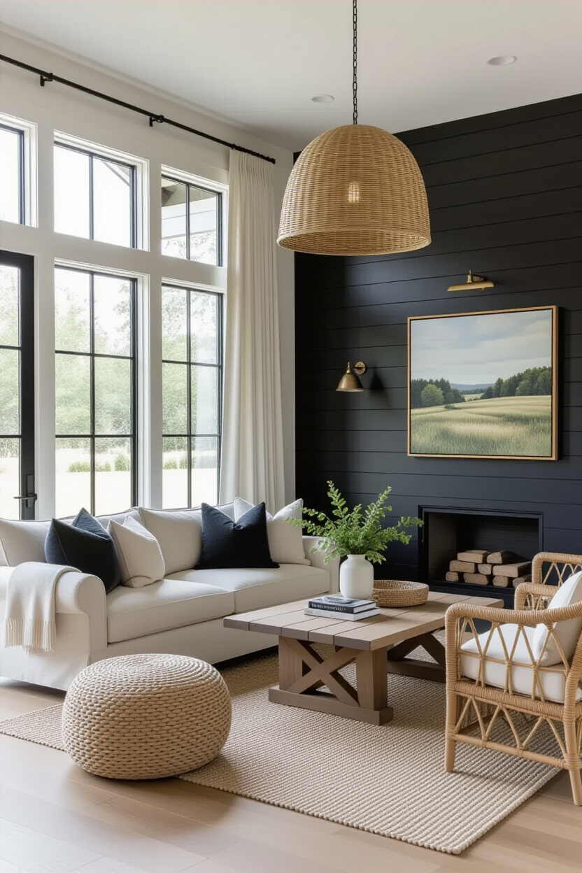 Black Accent Walls