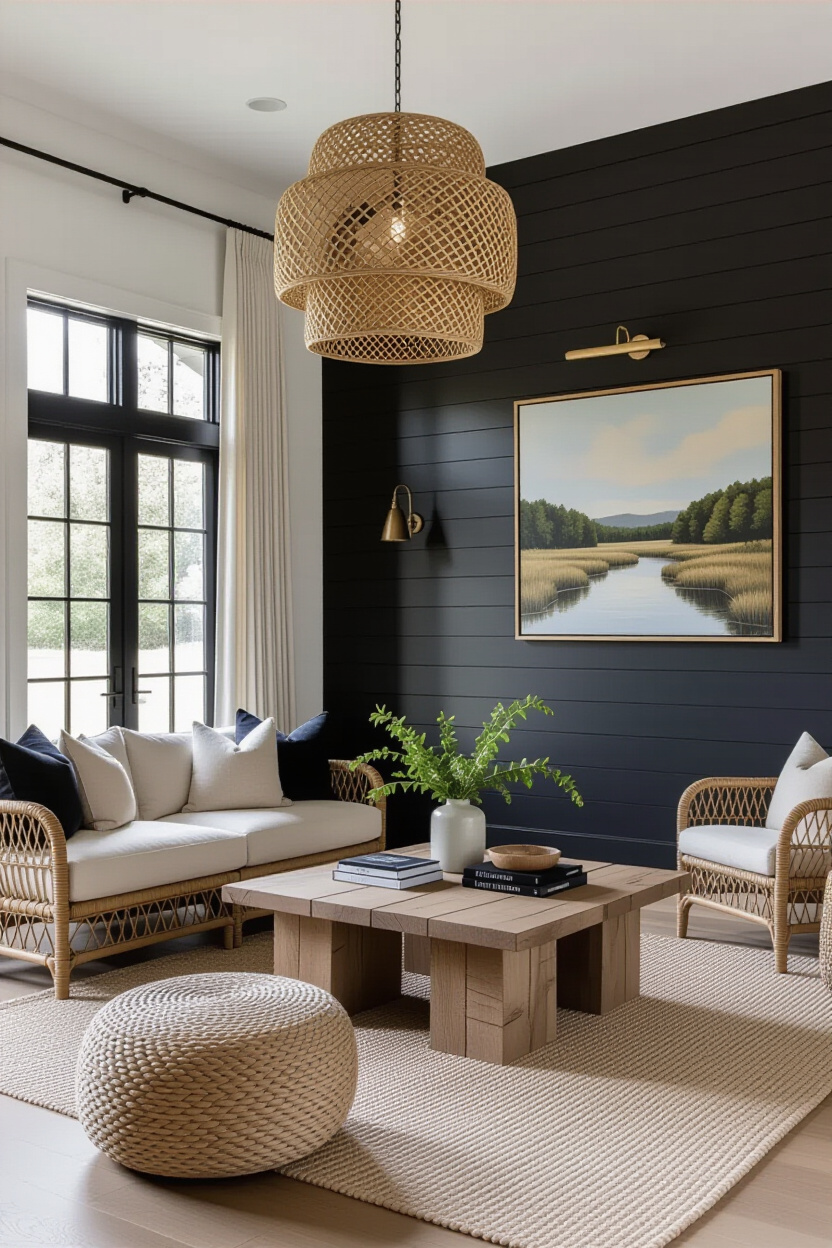 Black Accent Walls