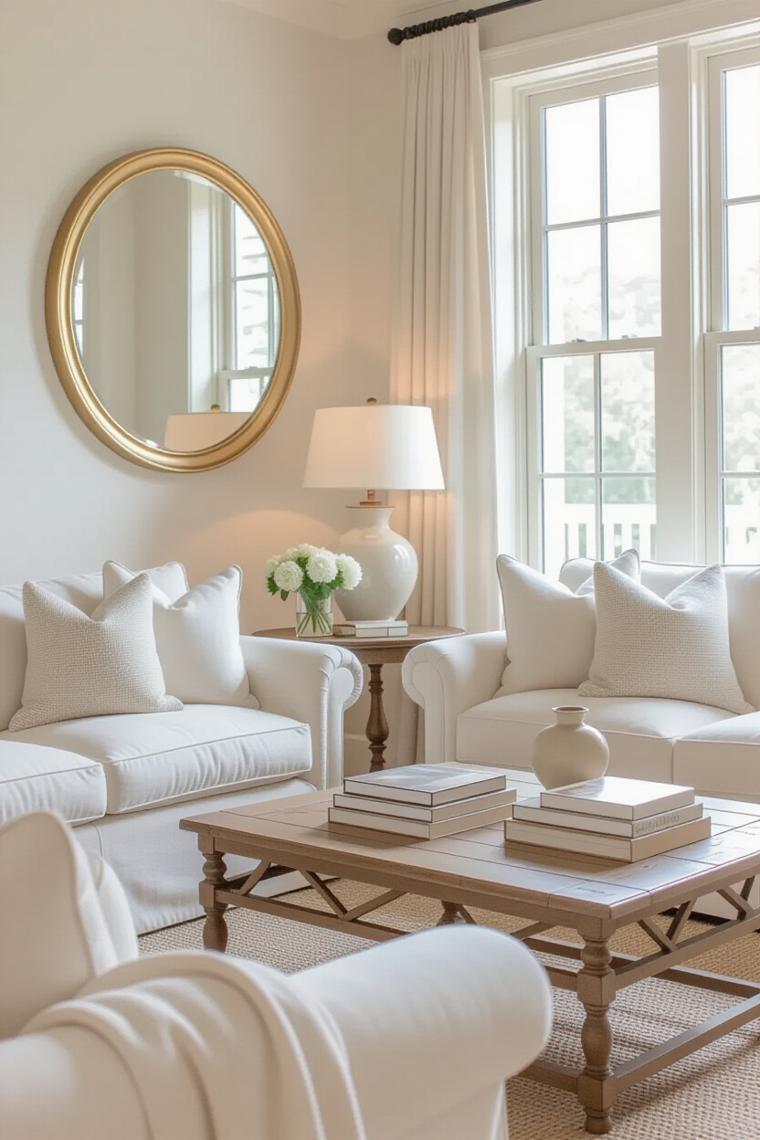 Cream Living Rooms
