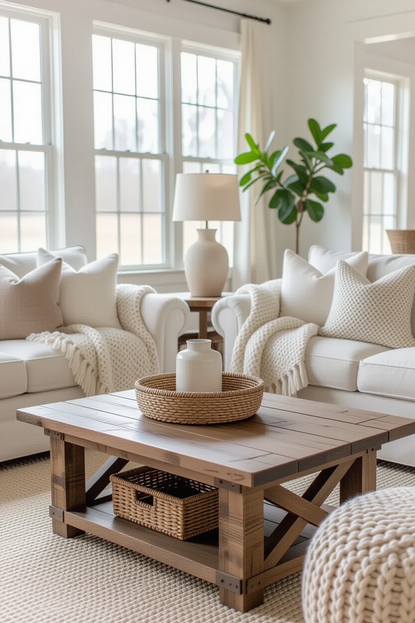 Farmhouse Living Room Apartment