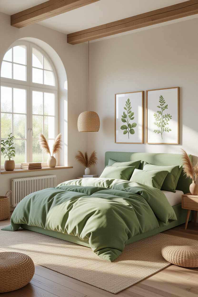 Gray And Green Bedroom Ideas