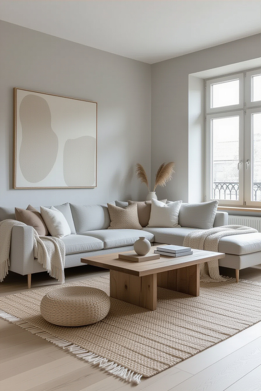 Grey Living Room Wall Decor