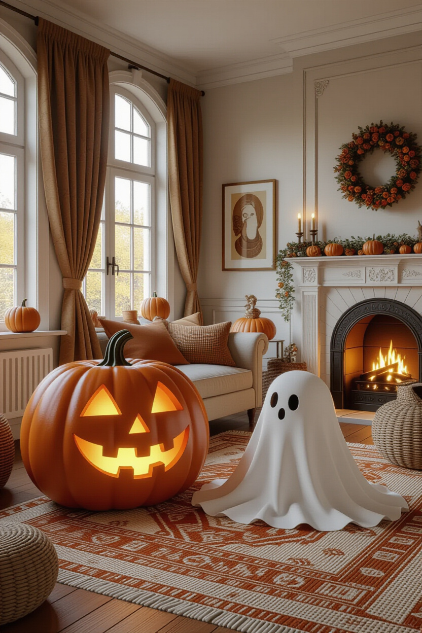 Halloween Decorated Room