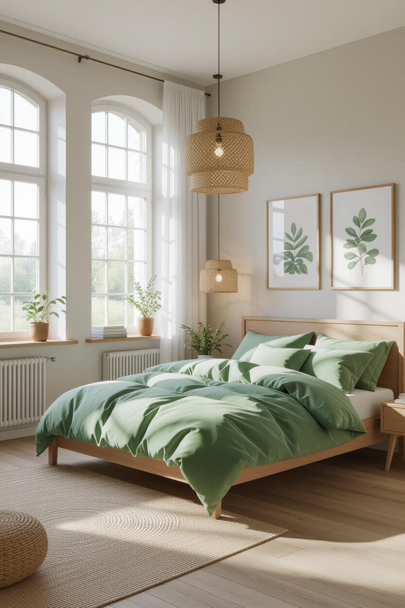 Sage Wall Bedroom Ideas