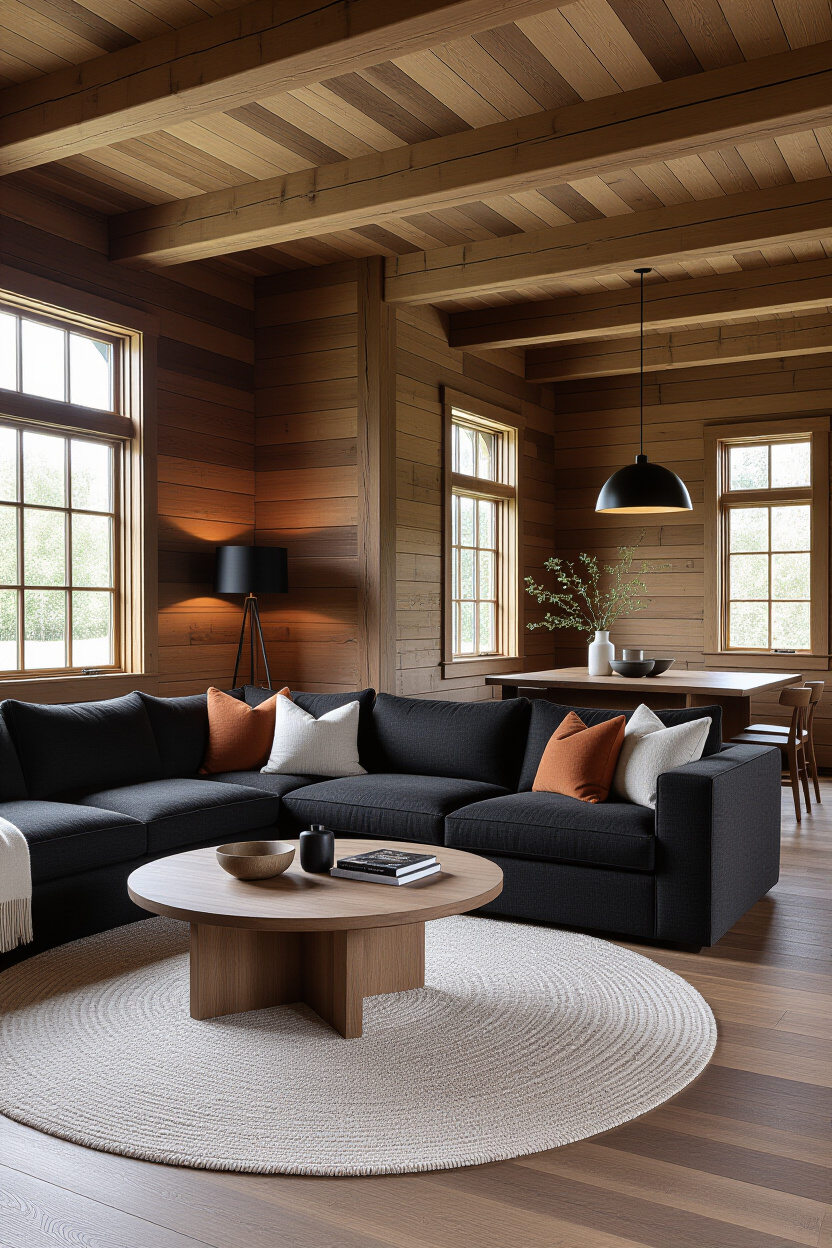 Black Couch Living Room