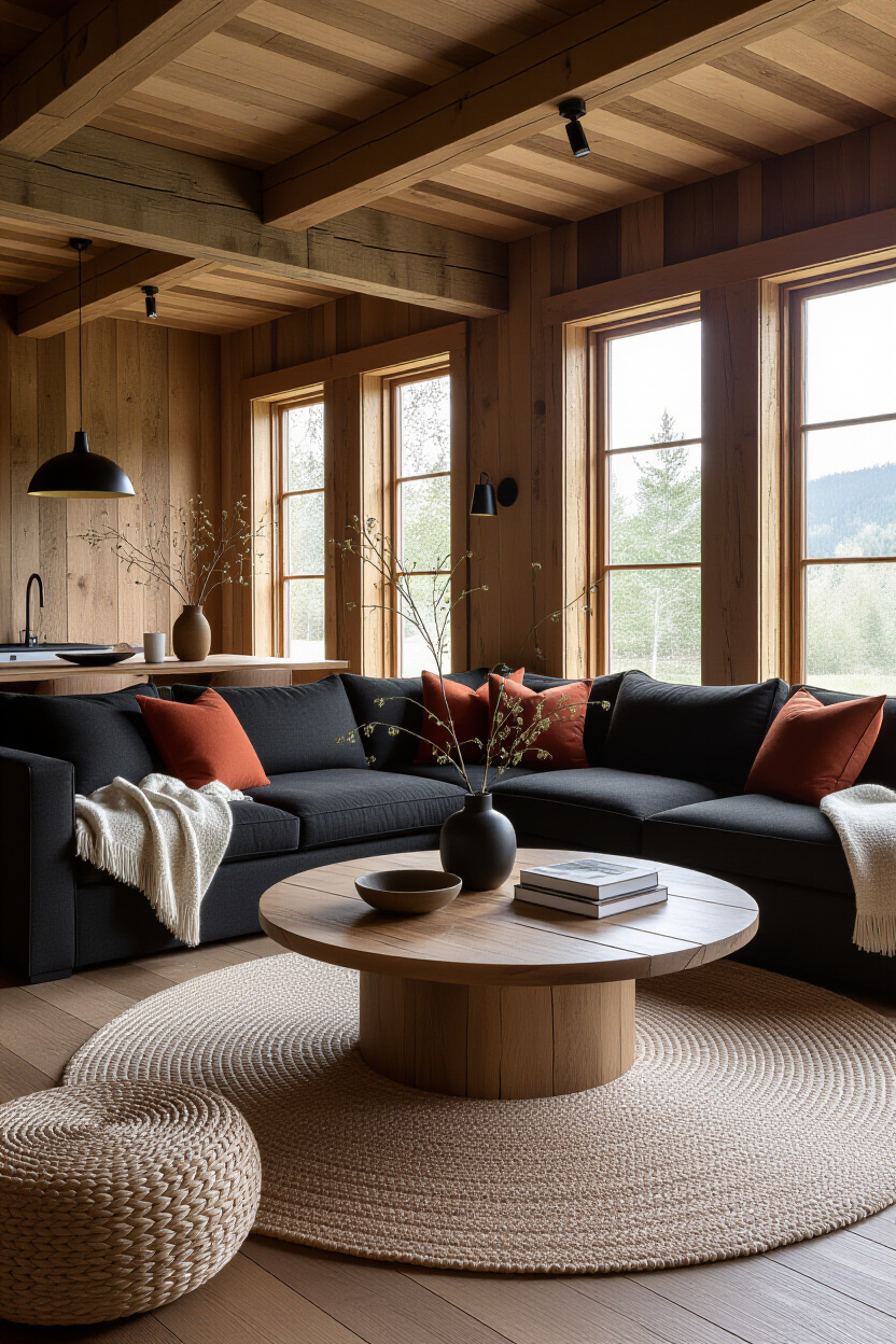 Black Living Room