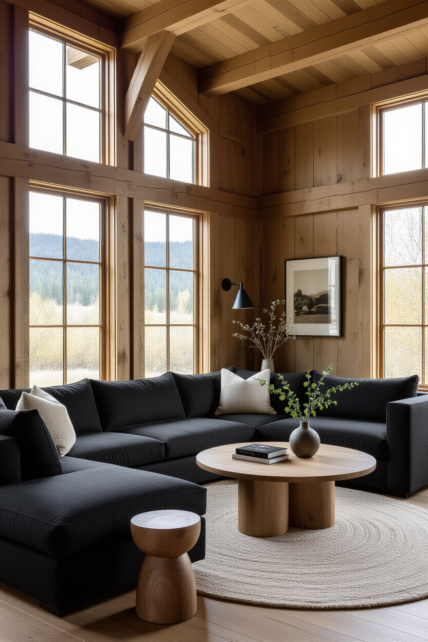 Black Living Room