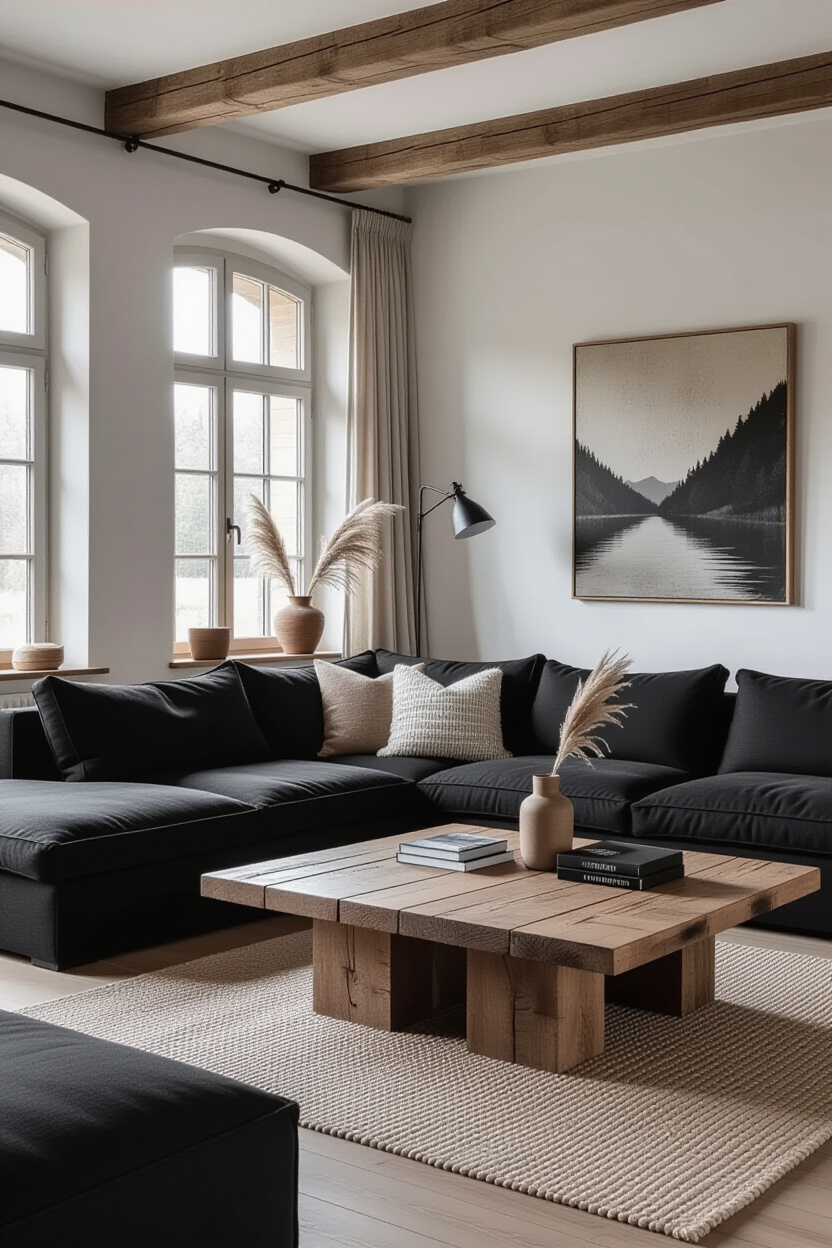 Black Living Room