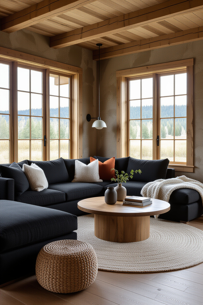 Black Living Room Decor