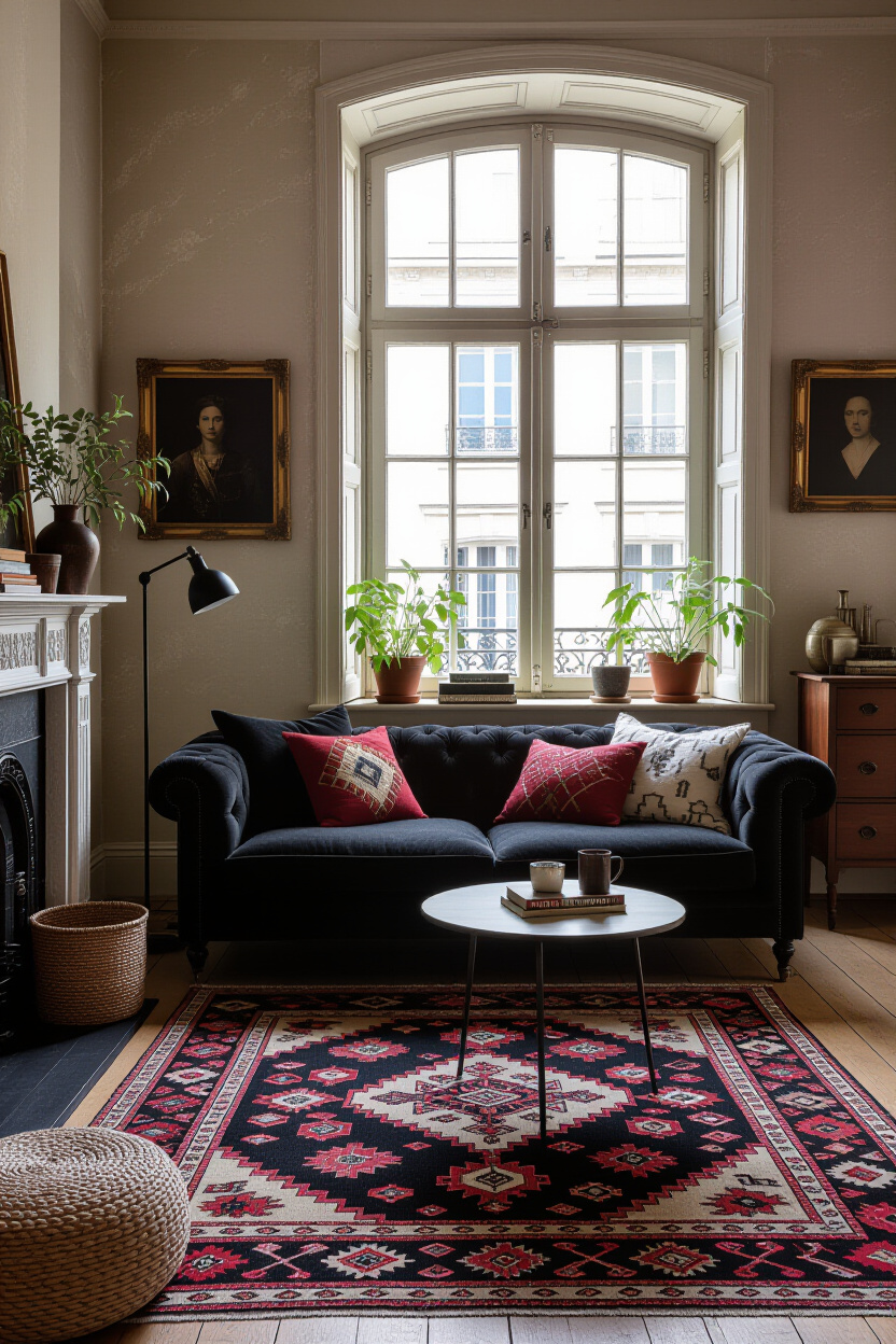Black Room White Furniture