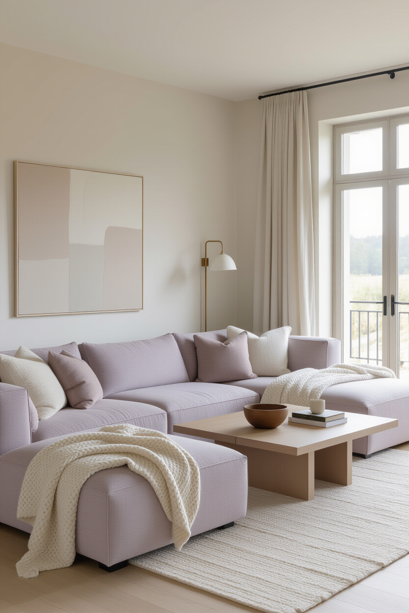 BOUCLÉ FABRIC LIVING ROOM COMFORT