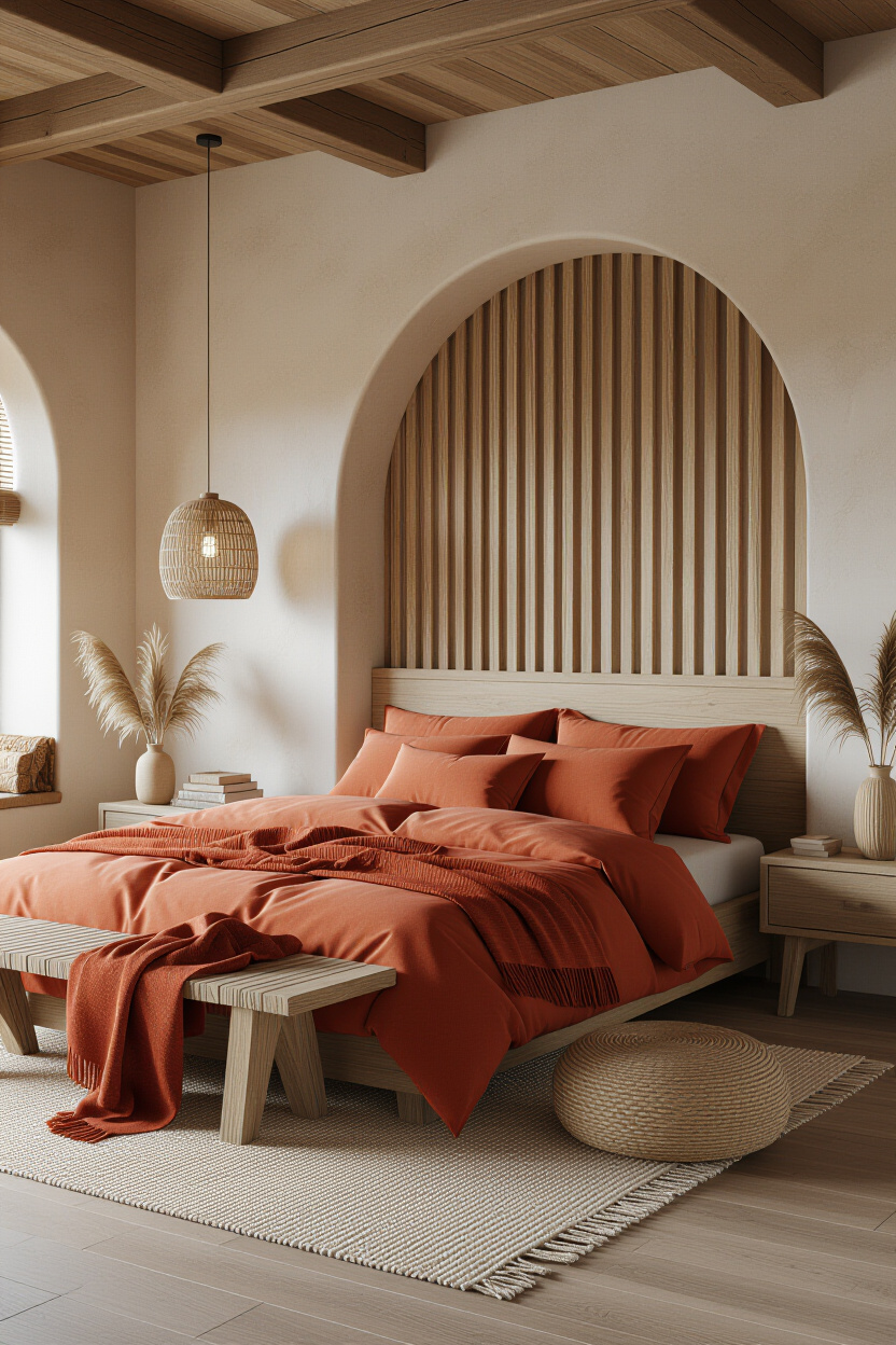 Brown And Neutral Bedroom