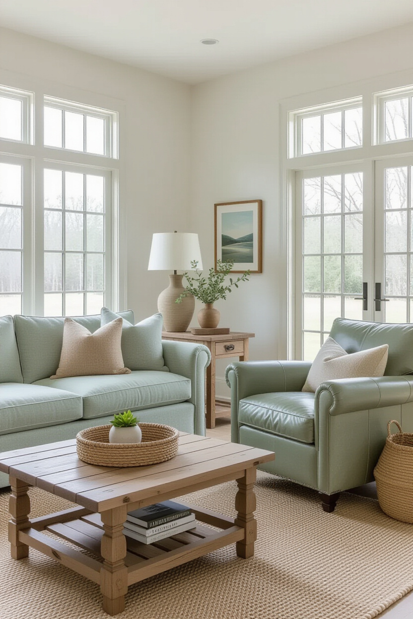 Coastal Living Room Serenity