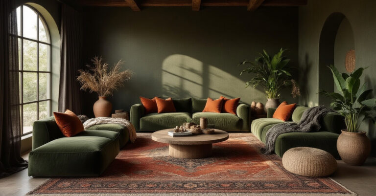 Embrace the Shadows: Crafting Your Dream Dark Earthy Living Room