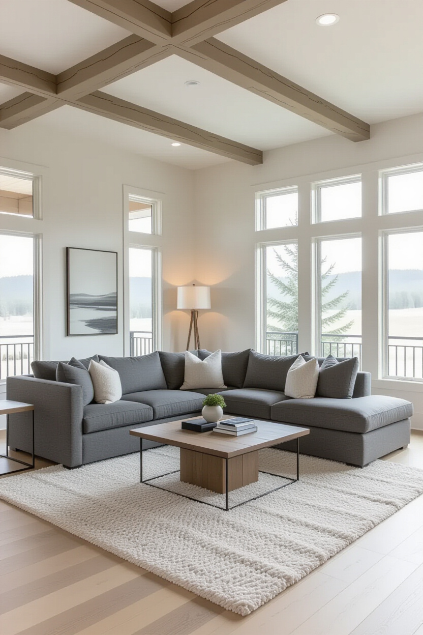 DEEP CHARCOAL LIVING ROOM PEACEFUL