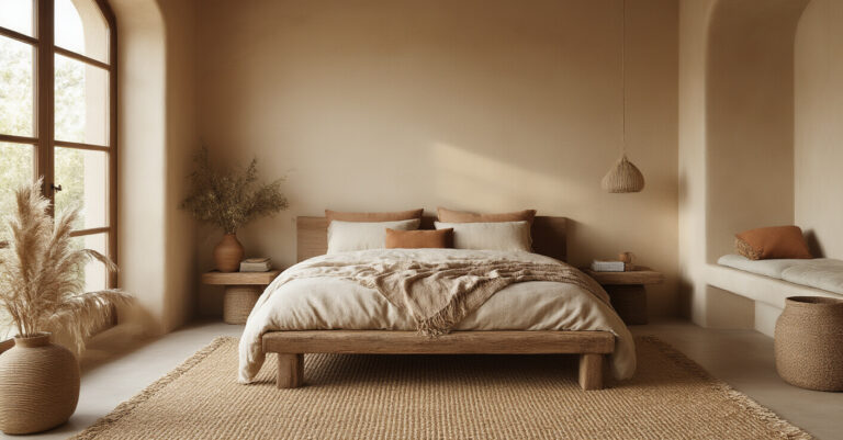Embrace Nature's Calm: Creating Your Earthy Bedroom Sanctuary