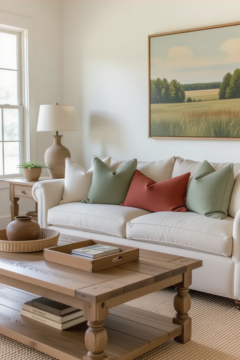 Farmhouse Living Room Charm