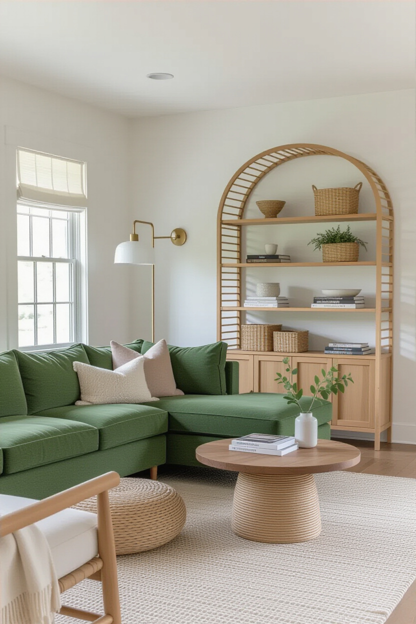 FOREST GREEN LIVING ROOM REVERIE