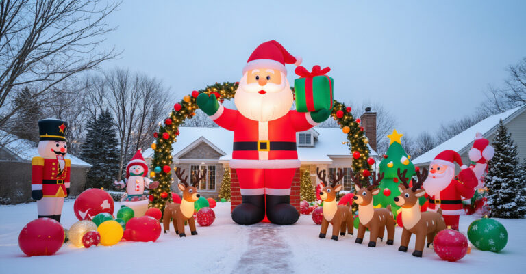 Inflatable Santa Christmas Decoration