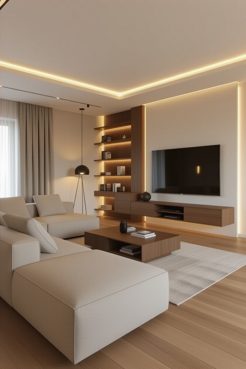 Modern Apartment Living Room