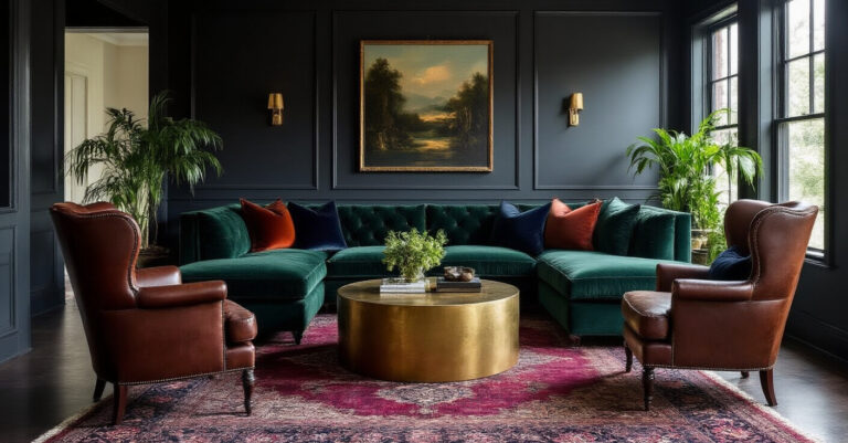 Embrace the Shadows: Moody Living Room Ideas for Dramatic Ambiance