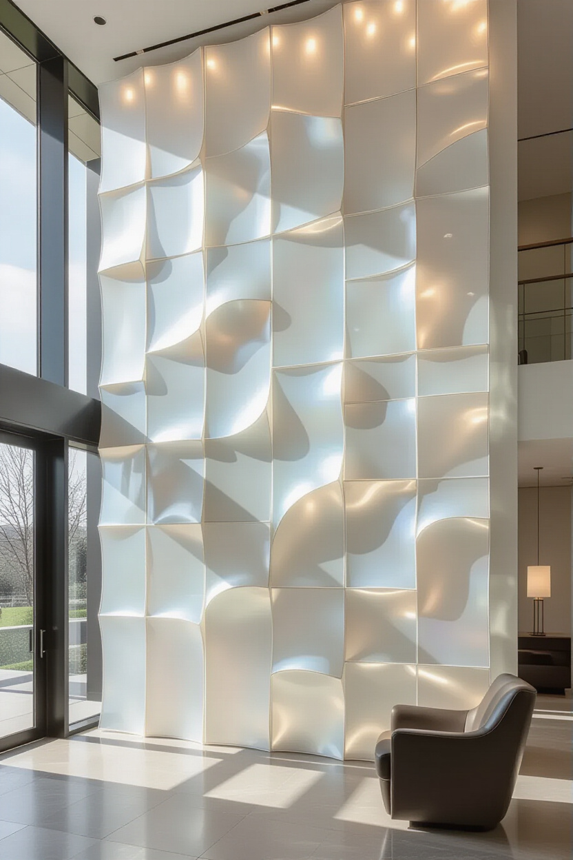 Backlit Translucent Wall Paneling Architectural Marvels