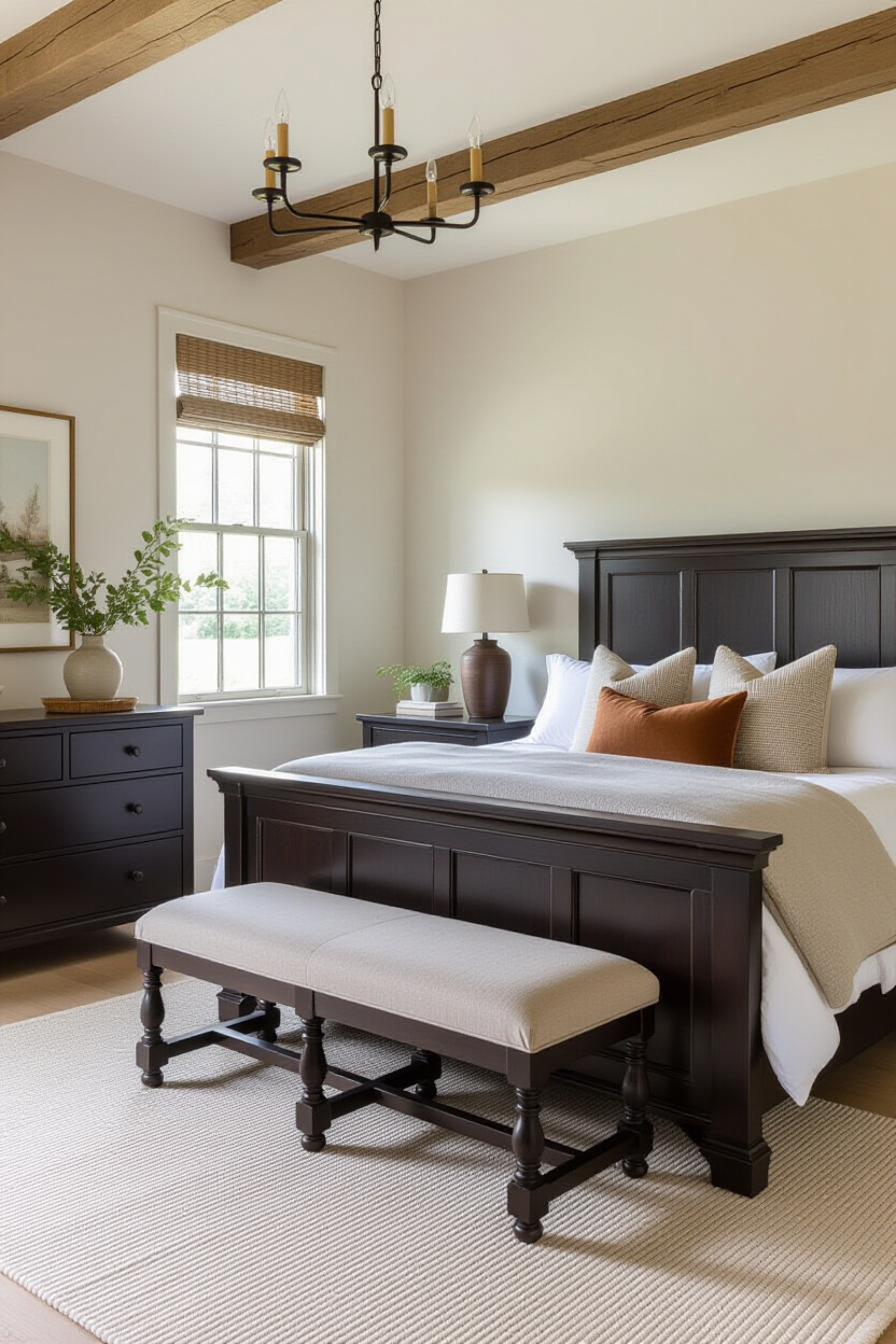 Bedroom Design Dark Wood: Natural Sophistication