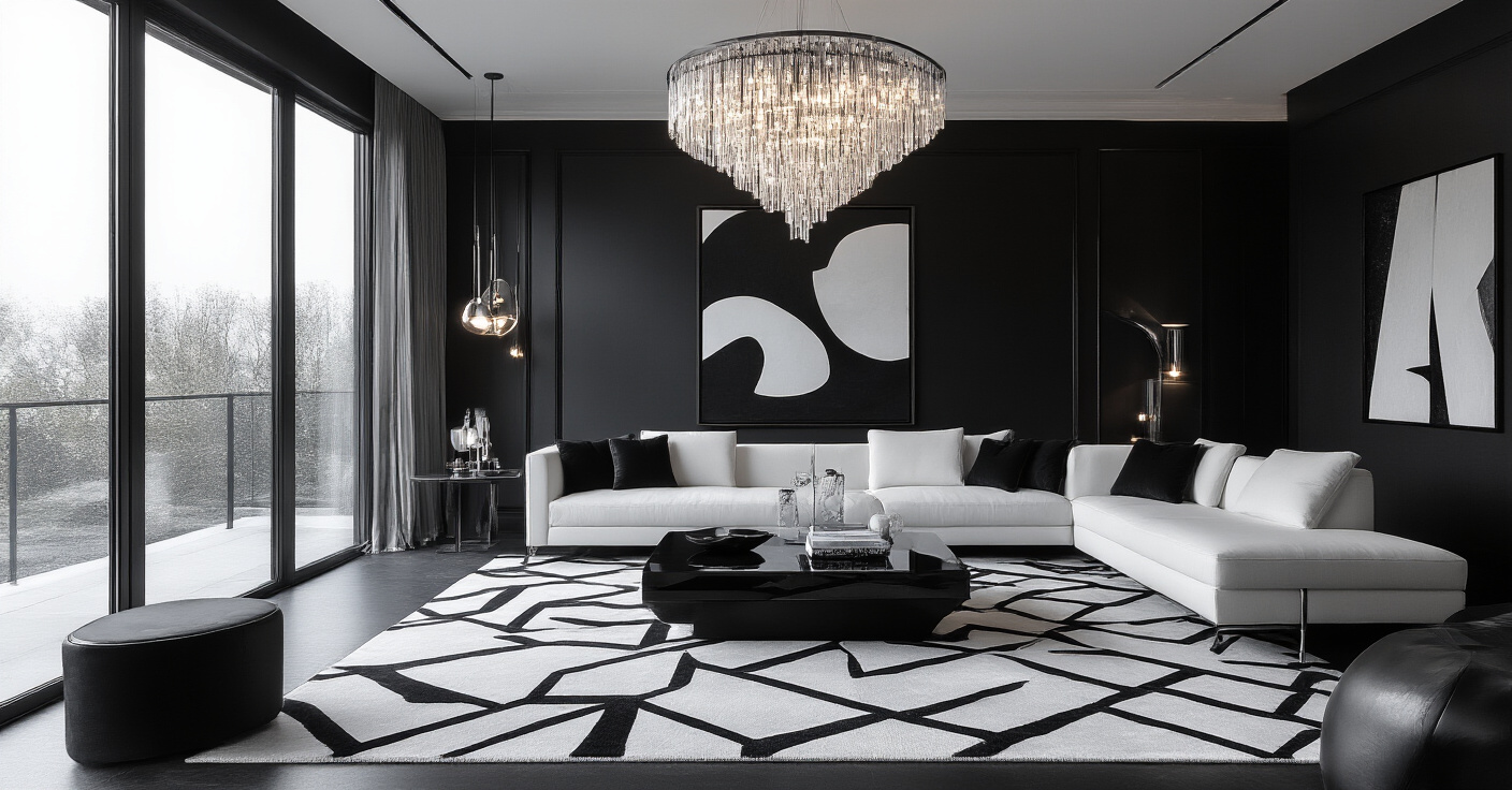 Transform Your Space: 21 Black And White Living Room Decor Ideas