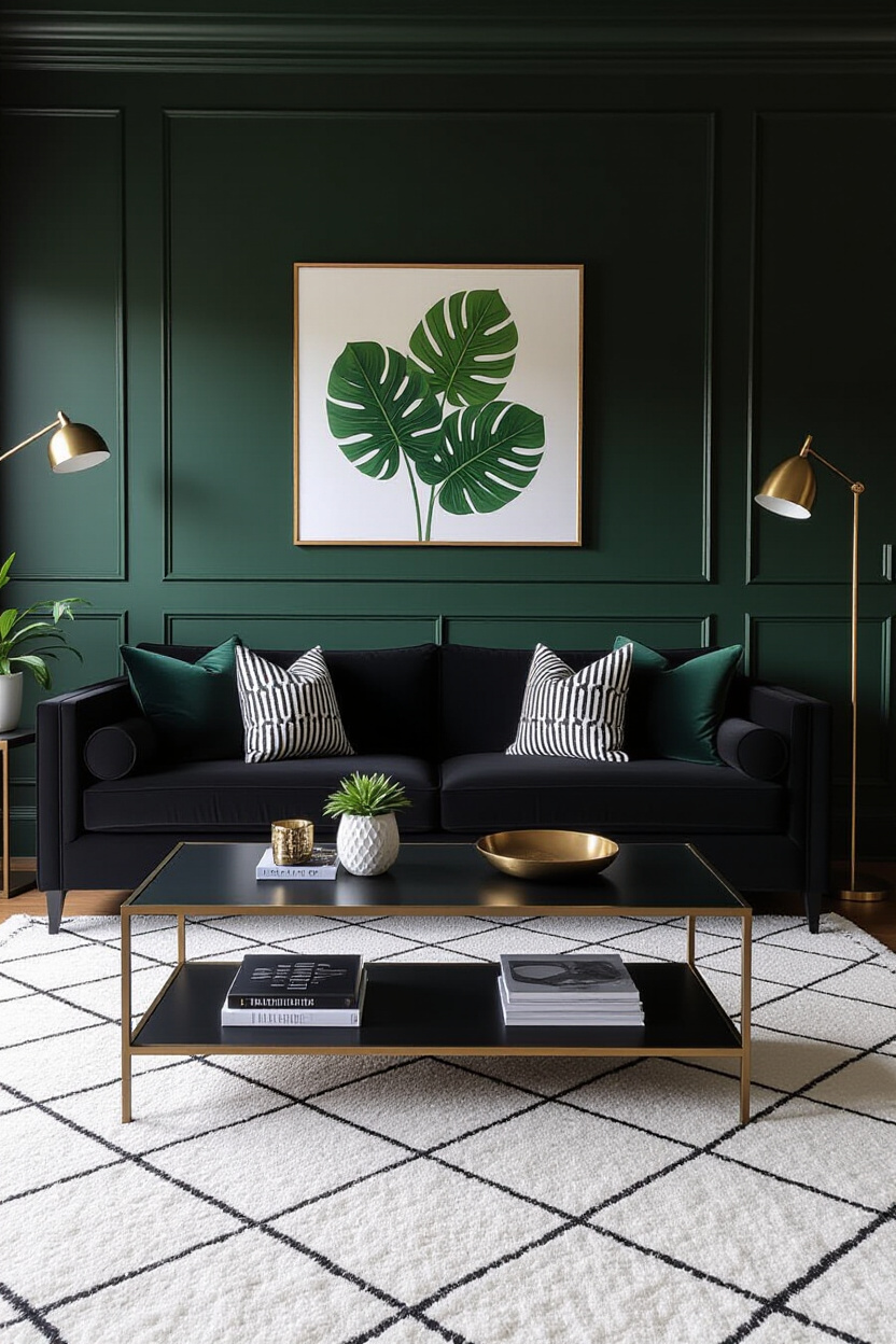 Black Couch Living Room Decor Color Schemes