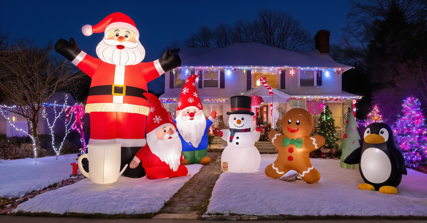 Blow Up Christmas Decorations Yards