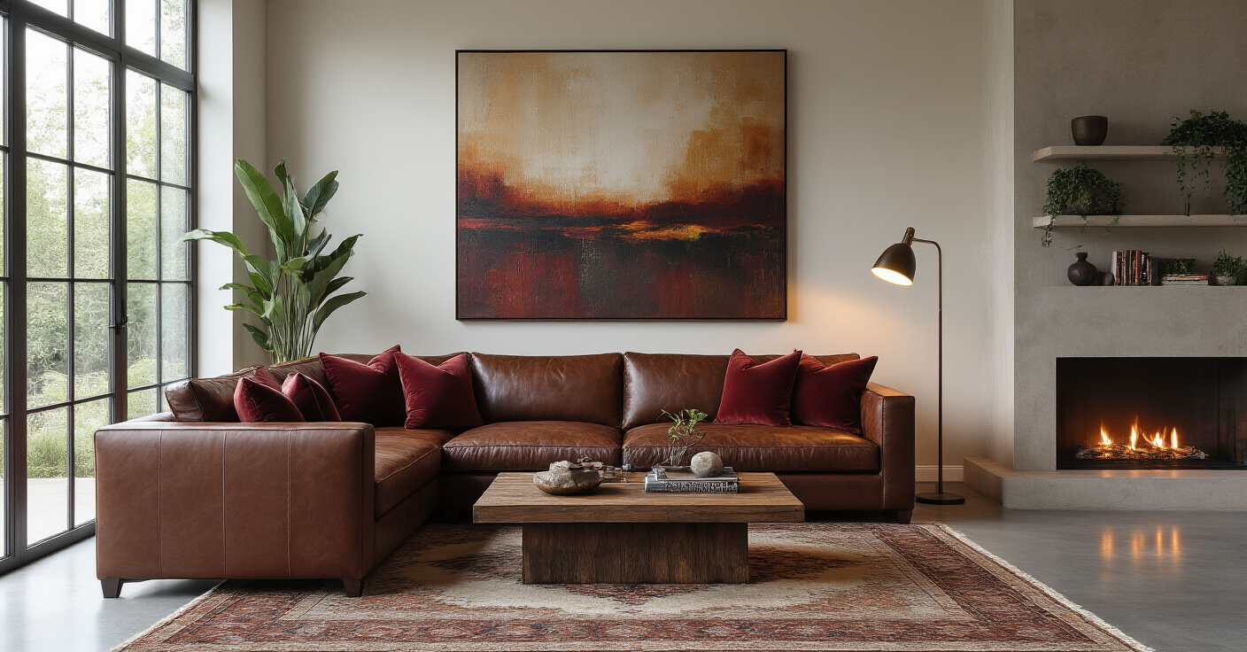 Transform Your Space: 25 Brown Leather Couch Living Room Decor Ideas