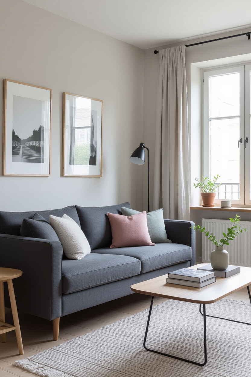 Charcoal Couch Living Room Color Schemes: From Bold to Subtle