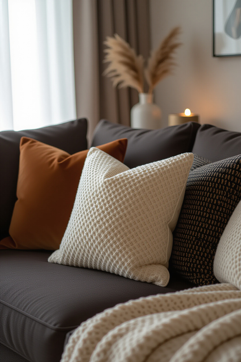 Dark Brown Couch Pillow Ideas: Adding Personality and Polish
