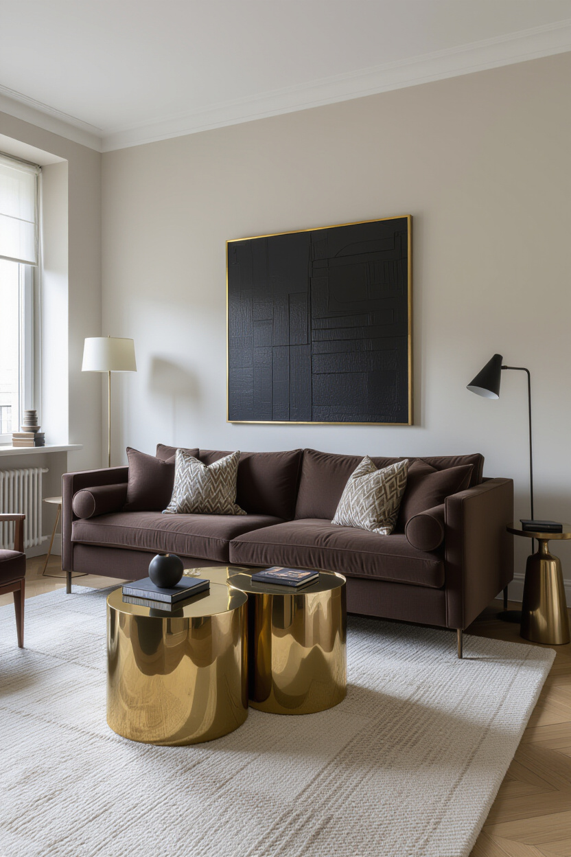 Dark Brown Sofa Living Room Ideas: Elevating Your Space