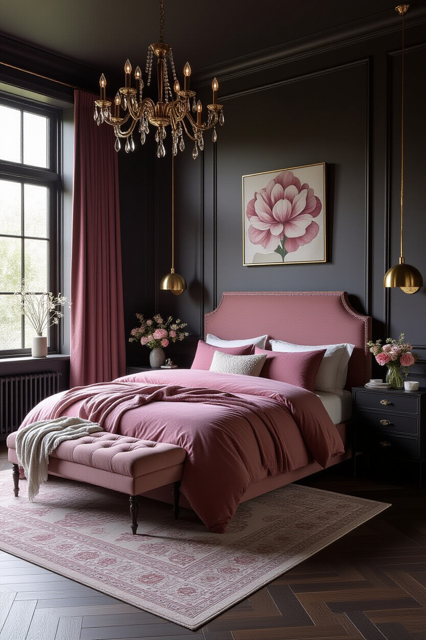 Dark Feminine Bedroom: A Blend of Style and Sensuality