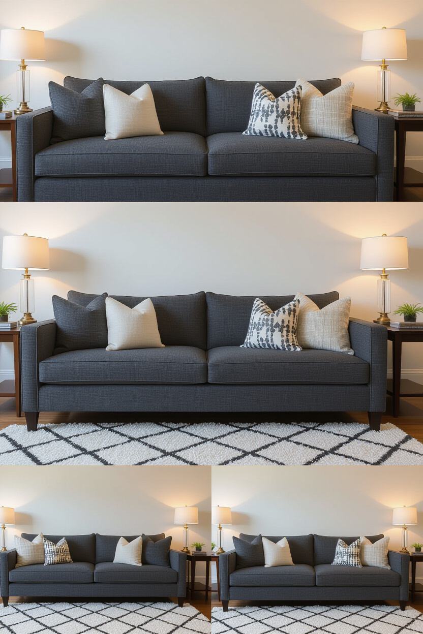 Dark Grey Couch Pillow Ideas for Ultimate Comfort