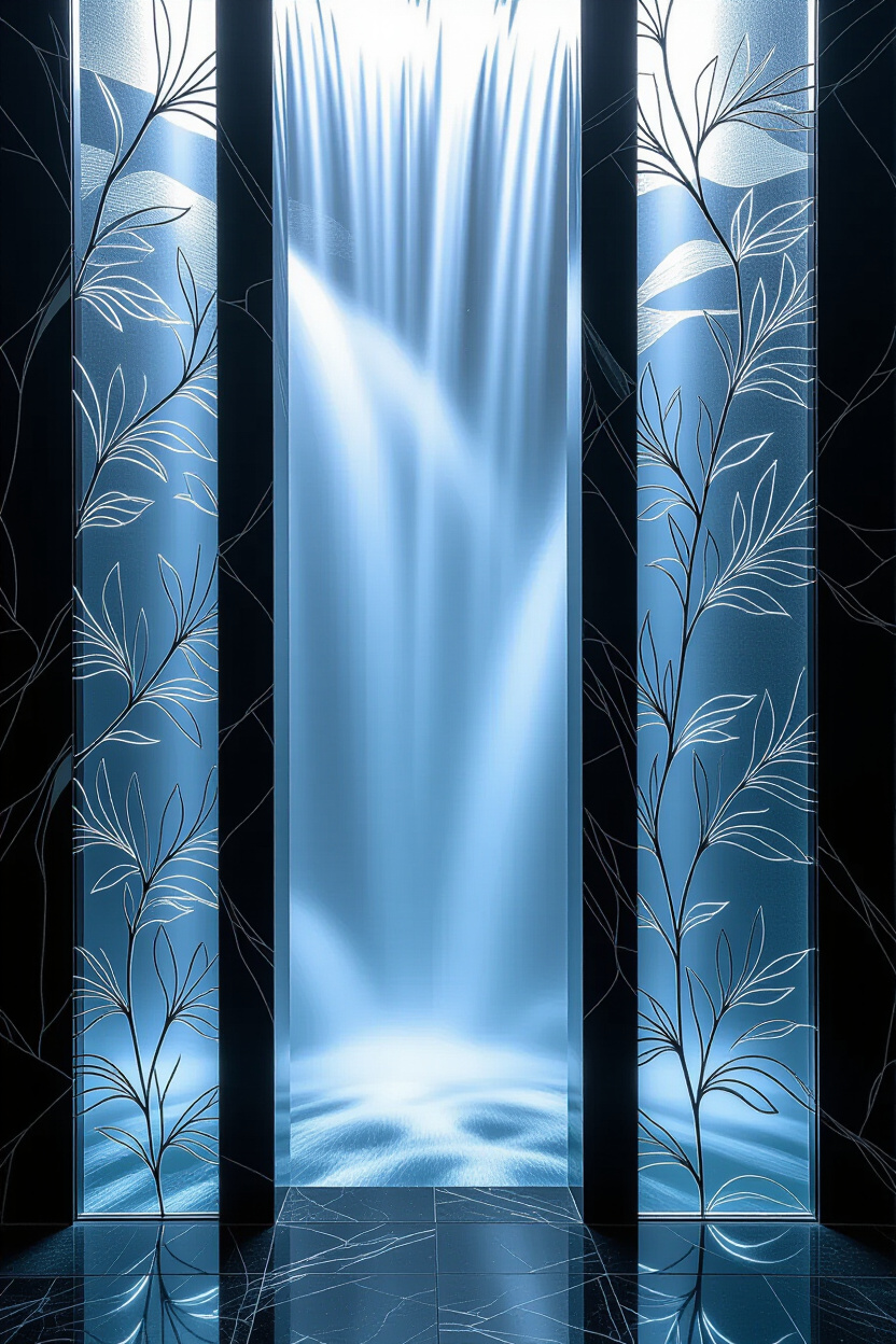 Dynamic Backlit Translucent Wall Paneling Applications