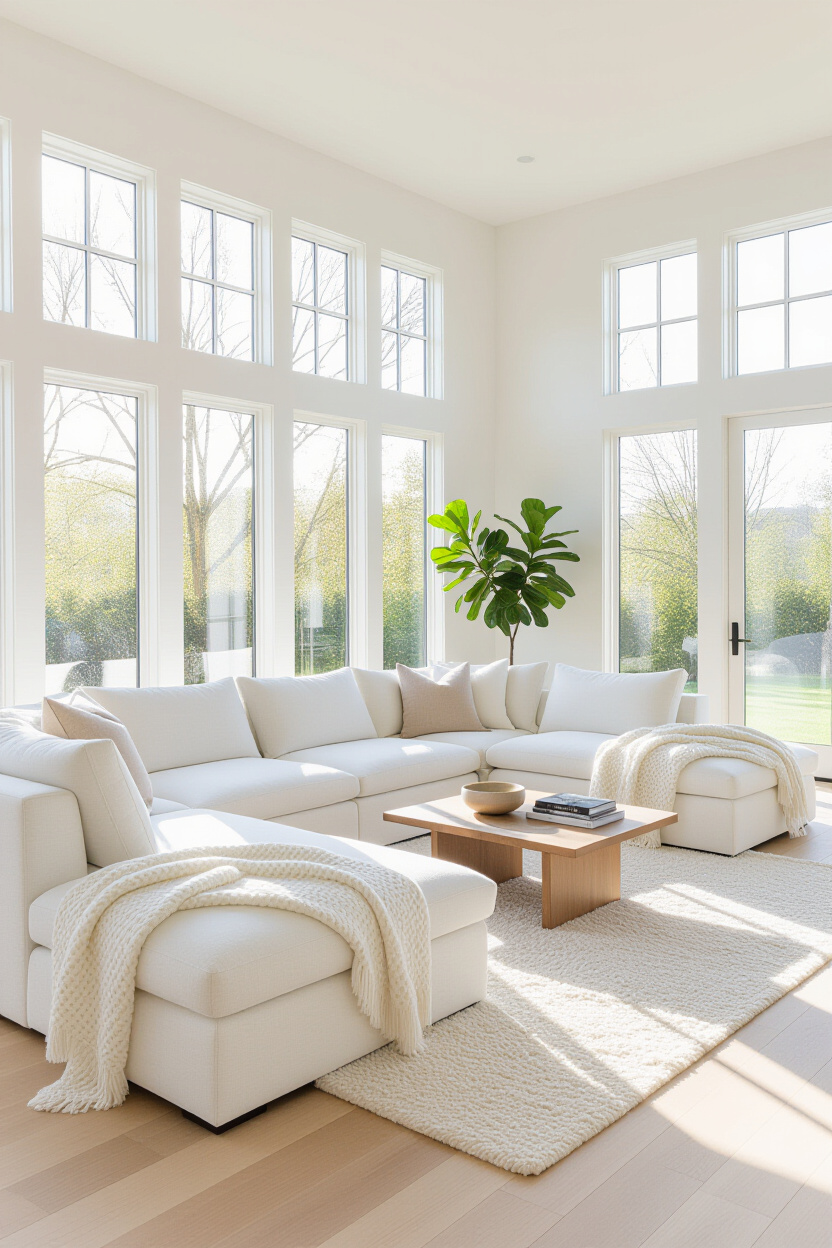 Embrace the Allure of White Couch Living Room Decor