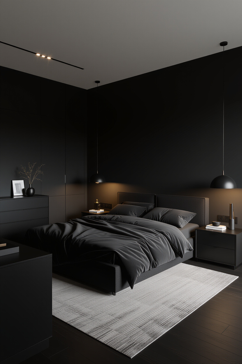 Embrace the Dark Modern Bedroom Aesthetic