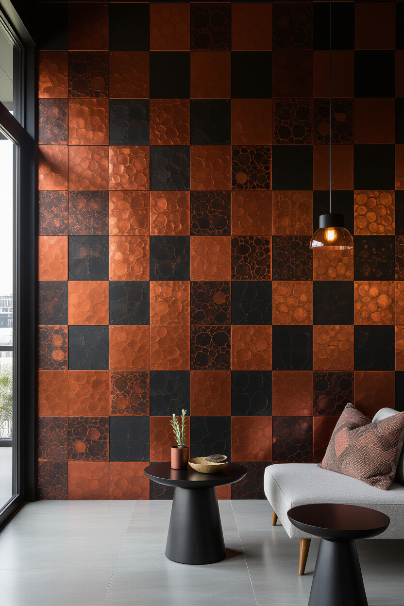 Embrace the Eclectic Black Accent Wall