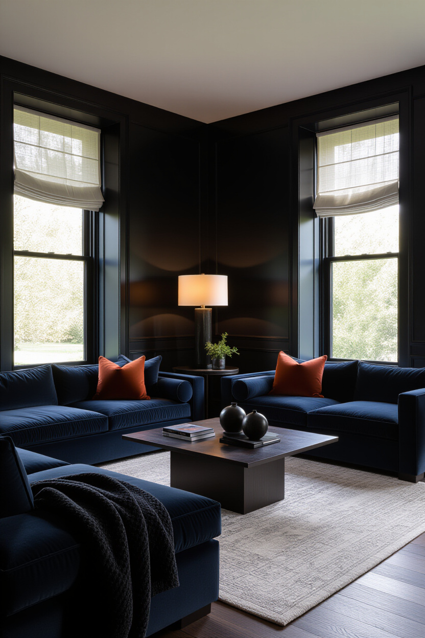 Embracing Moody Cozy Living Room Designs