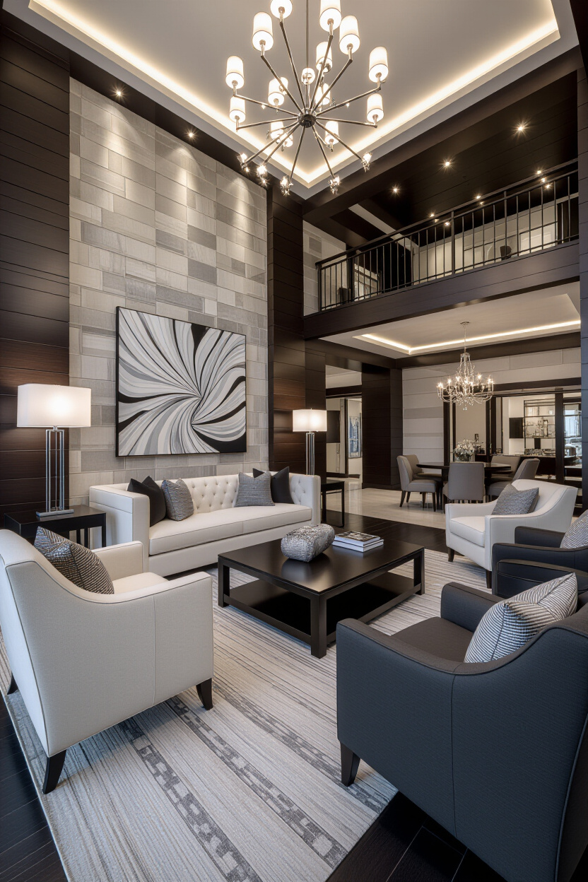 Gray, Black, and White Living Room Ideas for a Sophisticated Room